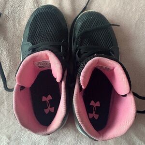 Under Armour Kids Sneakers Black and Pink